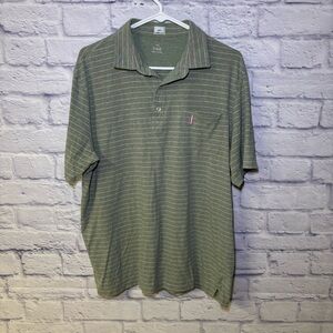Johnnie O Shirt Adult XL Neese Dill Green Pink Golfing Polo Preppy Outdoor Mens